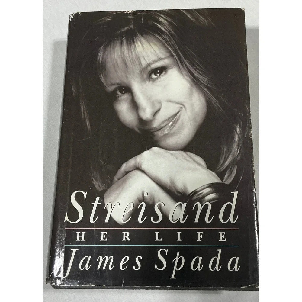 Streisand Her Life James Spada Hardcover Biography Vintage 1995